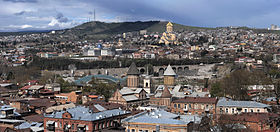 Vue panoramique de Tbilissi