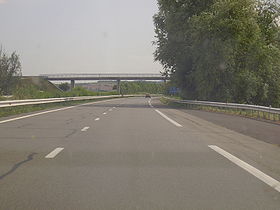 Photographie de la route A 711 : L’A711 vers Clermont-Ferrand