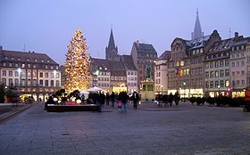 La Place Kléber à Strasbourg