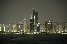 Panorama urbain d'Abou Dabi