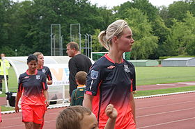 Amandine Henry lors de la saison 2009-2010.