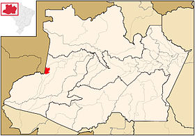 Localisation de Tabatinga sur une carte