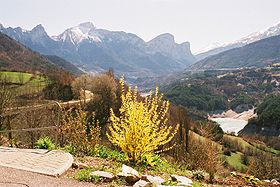 La vallée de la Souloise et le Dévoluy vus depuis Ambel