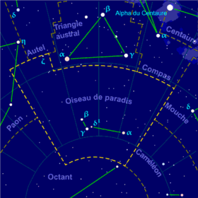 Image illustrative de l'article Oiseau de paradis (constellation)
