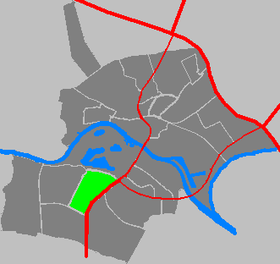Localisation de Elden dans la commune de Arnhem