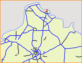 Carte de l’autoroute A 22