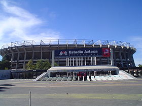 Entrée du stade Azteca