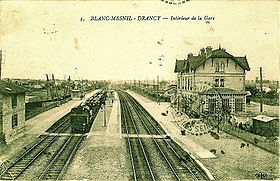 La gare de Blanc-Mesnil - Drancy, au début du XXe siècle