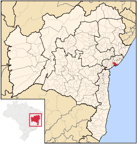Localisation de Salvador sur une carte