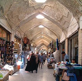 Le bazar de Zanjan.
