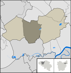 Localisation de Belsele au sein de Saint-Nicolas