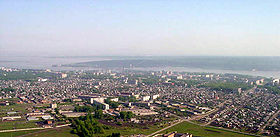 Vue panoramique de Berdsk.