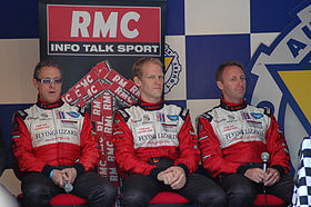 Darren Law (à droite), au Mans en 2009