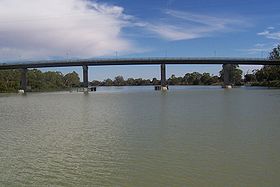 Le pont sur le Murray à Berri.
