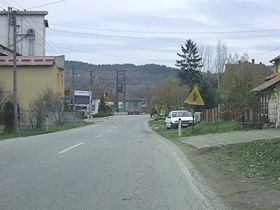 La route Vlasotince-Svođe à Boljare