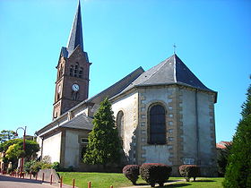 Le chevet de l'église Saint-Rémi