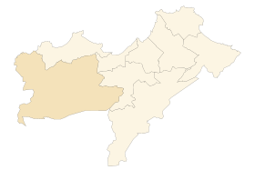 Localisation de la daïra dans la Wilaya d'Oran