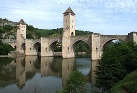 Pont Valentré, Cahors, Lot, FRANCE