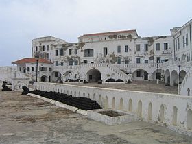 Le fort de Cape Coast qui servait à la traite des esclaves