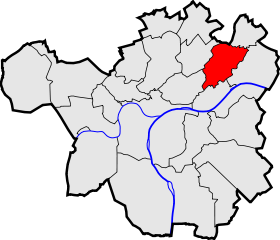 Localisation de Boninne dans la commune de Namur