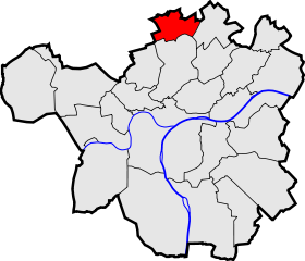 Localisation de Daussoulx dans la commune de Namur