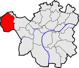 Localisation de Temploux dans la commune de Namur