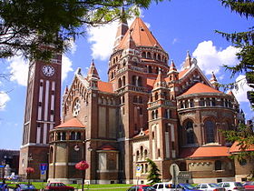 La cathédrale de Szeged.