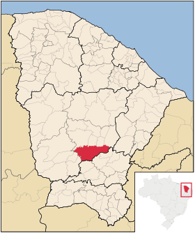 Localisation de Acopiara sur une carte