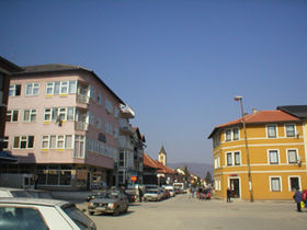Le centre de Gornji Vakuf-Uskoplje