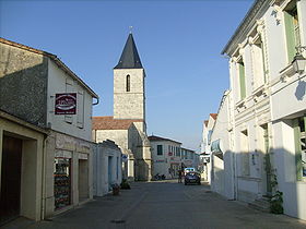 Le centre-ville de Dolus-d'Oléron