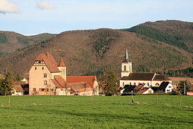 Château et église de Walbach