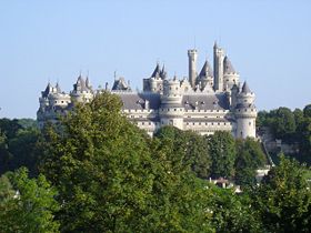 Vue générale du château en 2004.