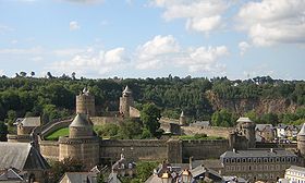 Le château de Fougères.
