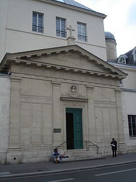 La chapelle vue de la rue de Sèvres