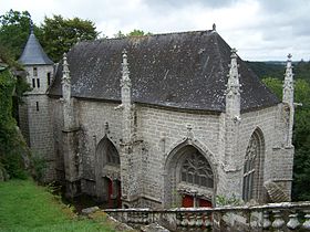 La chapelle Sainte-Barbe du Faouët.