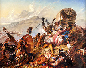Charles Bell - Zoeloe-aanval op 'n Boerelaer - 1838.jpg