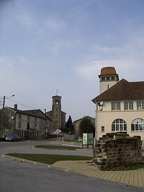Le Centre autour de l'église Saint-Léger
