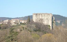 Le château d'Alba-la-Romaine