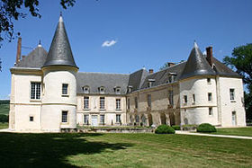 Façade sud du château de Condé