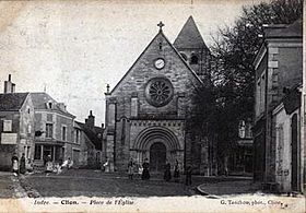 L'église en 1900.