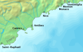 Image illustrative de l'article Route du bord de mer (Alpes-Maritimes)