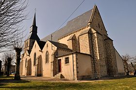 L'église Saint-Aubin.