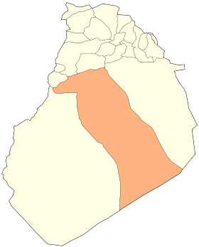 DA - 32-07 - El Abiod Sidi Cheikh - Wilaya d'El Bayadh map.svg