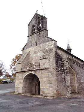 Église de Darnets - portail - 2000.