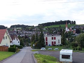 Vue aérienne de Degersheim