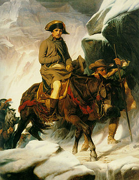 Image illustrative de l'article Bonaparte franchissant les Alpes
