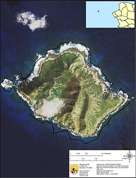 Image satellite de l'île
