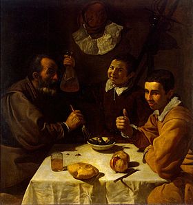Image illustrative de l'article Trois hommes à table, le déjeuner
