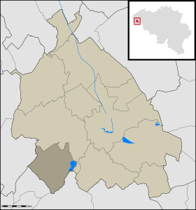Localisation de Dikkebus au sein d'Ypres