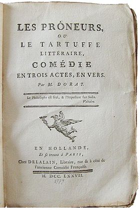 Illustration de Les Prôneurs ou le Tartuffe littéraire